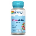 SOLARAY CranActin Cranberry Extract 400 mg - Suplementy żurawinowe dla kobiet i mężczyzn - Bledder i Urynary Tract Health Support with Witamina C - Wegan, 60- Day Guarantee, 30 Servings, 30 VegCaps