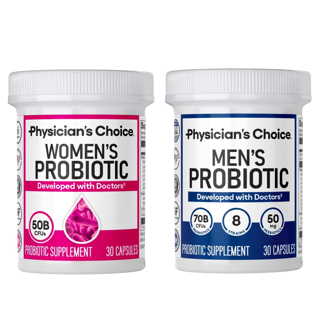 Jego & Hers Probiotic Bundle - Mens Probiotic (30ct) + Womens Probiotic (30ct)