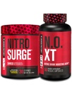 Jacked Factory Nitroshare Shred Termogenic Pre- Workout w Blueberry Lemonade & N.O. XT Booster tlenku azotu dla mężczyzn i kobiet