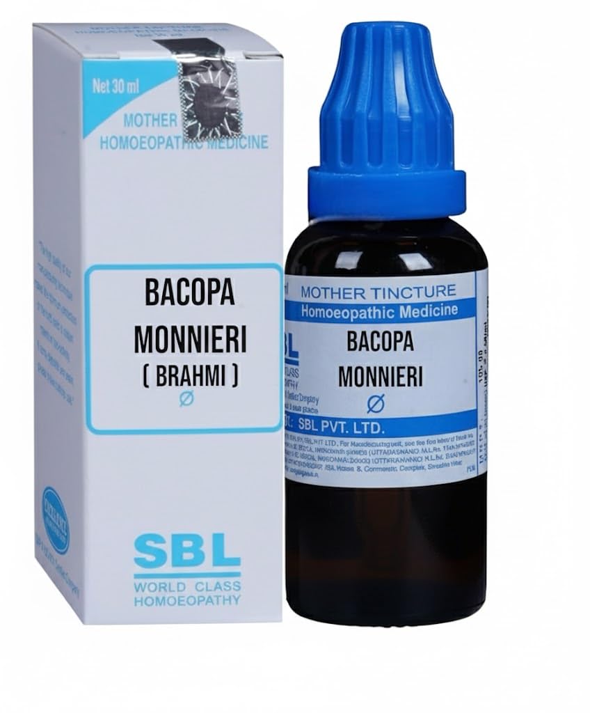 SBL Bacopa Munnieri (Brahmi) Mother Tincture Q 30ml - Set of 1 Bottle