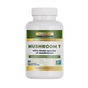 Natural 's Lab Mushroom 7 Organic Blend - Korzyści System immunologiczny, Cell Function and Endurance - 90 Kapsułki (45 Służenie)