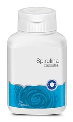 Spirulina Capsules, Dietary Supplement, 100 Capsules