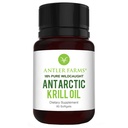 Antler Farms - 100% Pure Wild Caught Antarctic Krill Oil from Cold, Pristine Waters, 60 Softgels - Clean, Omega-3 EPA + DHA Supplement w / Astaksantyna, Szybka absorpcja