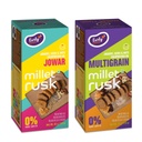 Early Foods - Chota Pack of 2 : Jowar & Multigrain Rusks | Millet Rusk Sugar Free | No Maida Toast | Rusks for Kids | Millet Toast Biscuits 82 g x 2