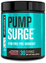 Jacked Factory Pumpslige Kofeina Free Trening wstępny dla mężczyzn i kobiet - Nootropowy Booster & Stim Free Pre Workout - Intensywne pompy, Wzmocnione Focus - 30 Służenia, Truskawka Lemoniada