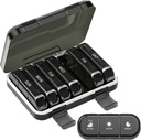 Cotygodniowy Pill Organizer 3 razy dziennie, 7 dni Portable Pill Box for Pills, Witaminy, Olej rybny, Leki, Suplementy (3x7 Black)