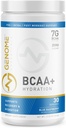 BCAA proszek + HYDRATION Electrolyte Formula Biscue 124; 7G BCAA, 2,5G Electrolytes per Serving Biscular 124; Odzysk mięśni i wsparcie 124; Non-GMO, Gluten Free, Keto Friendly, Zero Sugar Biscuit 124; Natural Flavor 124; 30 Służenia