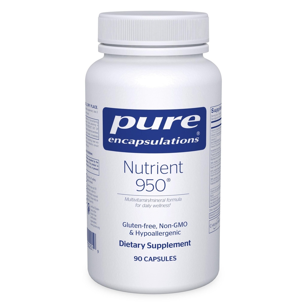 Pure Encapsulations Nutricent 950 < 124; Multivivitamin Mineral Supplement to Support Physiological Functions and a Healthy Lifestyle * < 124; 90 Kapsułki