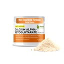 Maxx Herb Wapnia AKG, Czysty Wapnia Alpha - Ketoglutaran Proszek (Ca- AKG), dla Energii, Witalność, Skupianie umysłu, Clarity & DNA Struktura, Non-GMO & Gluten Free - 100 Gram Jar (67 Sług)