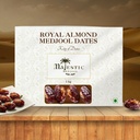Premium Medjool Almond Filled Dates 1kg | Handpicked Soft & Juicy Medjool Dates Stuffed with Crunchy Roasted Almonds | 100% Natural Healthy Gourmet Snack | High-Fiber, Nutrient-Rich & Antioxidant Packed Superfood | Delicious Energy Booster for Kids & Adults | Perfect for Gifting, Festive Hampers, Baking & Everyday Snacking | No Added Sugar, Preservatives or Gluten