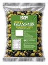 Snack First Roasted Protein Beans Mix Pudina | No onion no garlic | no palm oil | 100G | 40G plant protein mixture | 3 In 1 mix | edamame, soyabeans, blackbeans | high protein | gym snack | healthy snack | crunchy & delicious | high fibre | minerals & vitamins |