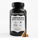 Better Alt Lions Mane Mushroom Kapsułki, 2 miesiące dostaw 124; 100% Fruit Body Lions Mane Supplement Supplement 124; 30% Polisacharydów 124; 15: 1 Lions Mane Extract 1000mg Birmingham 124; 120 Count