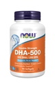 DHA- 500, 90 Softgels by Now Foods (Opakowanie po 2)