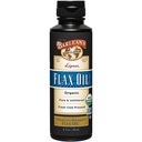 Barlean 's Organic Lignan Flaxseed Oil Supplement from Cold Pressed Flax Seeds, 7,230 mg ALA Omega-3 Acids Fatty for Skin and Hair Care, Vegan & Gluten Free, 8 oz