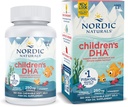 Nordic Naturals Children 's DHA, Truskawka - 360 Mini żele do żucia dla dzieci - 250 mg Omega-3 z EPA & DHA - Rozwój mózgu i funkcje - Non-GMO - 90 Służenie