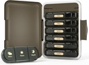 Cotygodniowy Pill Organizer 3X a Day, 7 Day Pill Box 3 Times, Przenośny dla Pill Travel Case for Pills / Witamina / Olej rybny / Leki / Suplementy (3x7 Black)