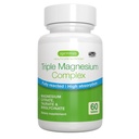 Igennus Superior Triple Magnezu Complex, W pełni Reagowany i Chelated Glicynian, Taurate & Cytrate, Czysty etykieta, Wysoka Biodostępność i Wchłanianie, 60 Tabletki, Wegan, Nie buforowane