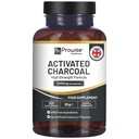 Kapsułki węgla węgla aktywowanego - 200 Kapsułek Wegan o dużej mocy - 2000mg na serwowanie I Made in The UK by Prowise Healthcare