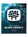 SALTT Electrolytes Pakiety proszkowe, Wszystkie rzeczy mieszane pakiet odmian (15 pakietów) - Magnez, Potas, Sód, Minerały śladowe - Wegan & Gluten Free - Travel Essentials - Made in USA