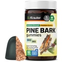 BiO KRAUTER Pine Bark Extract Gummies - 300 mg Siła - 60 Vegan Chews - Ekstrakt Francuski Morski Pine Bark - Suplement przeciwutleniający - 95% Proantocyjanidyny - wzór oparty na pektynie