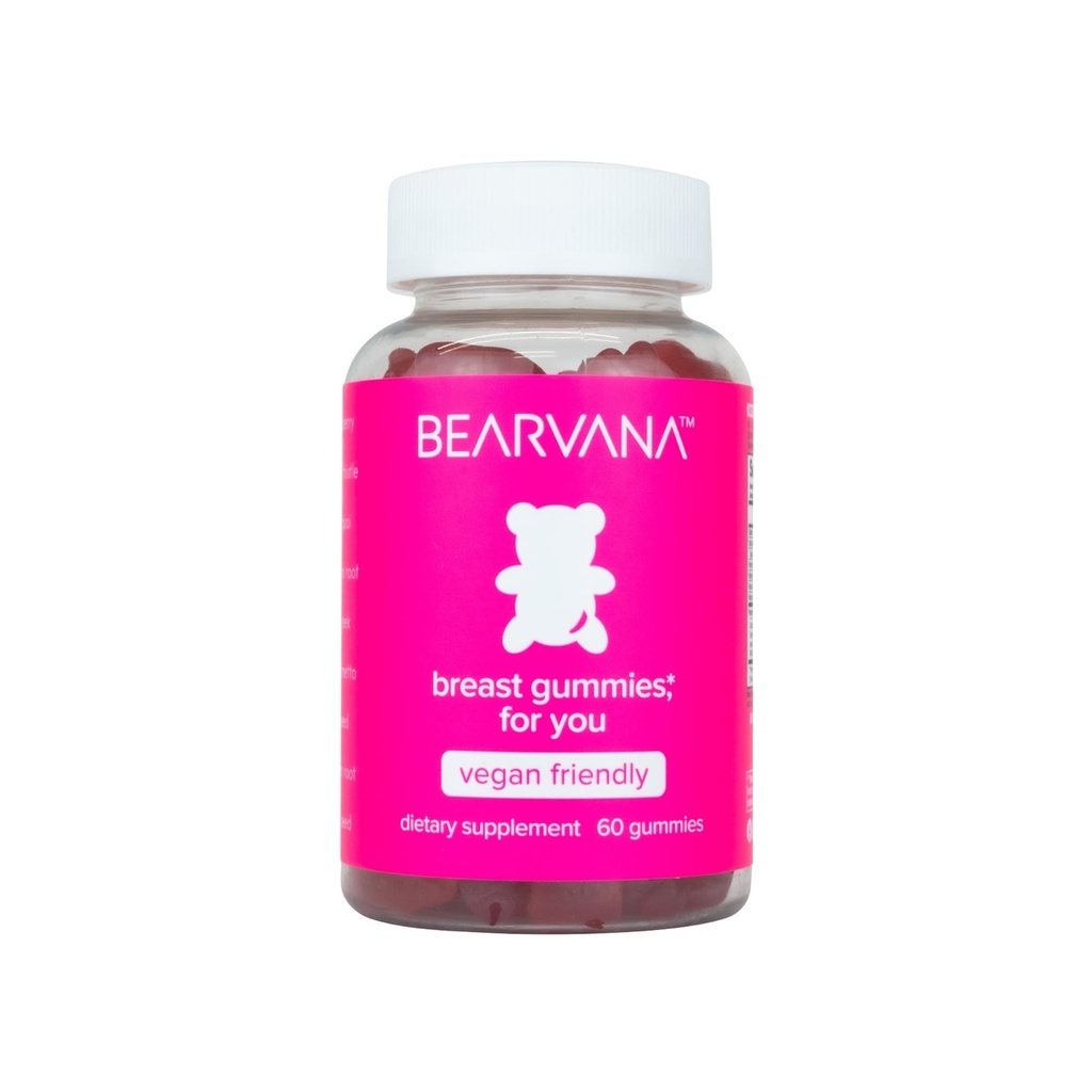 BEARVANA Top Support Gummie dla Kobiet 124; Support Natural Balance and Confidence Defiance Defiance 124; Fitness Supplement Defiance 124; Esential Vitamins 124; 9 Herbs Włączając kozieradkę, siemię lniane, Dong Quai Deficable 124; Berry Flavor Deficable 124; 60 Gummies