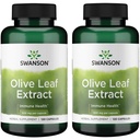 Swanson Olive Leaf Extract kapsułki z 20% oleuropeiną - (120 kapsułek, 500 mg każdy) 2 butelki