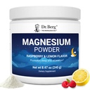 Dr Berg Magnezu Glicynian Proszek do snu, Relaks, & Relief stresowy - Teraz obejmuje witaminy D3 i cynku - Pyszne Malina i Lemon Flavor (50 Słupki) Magnezu Proszek - Magnezu Drink Proszek