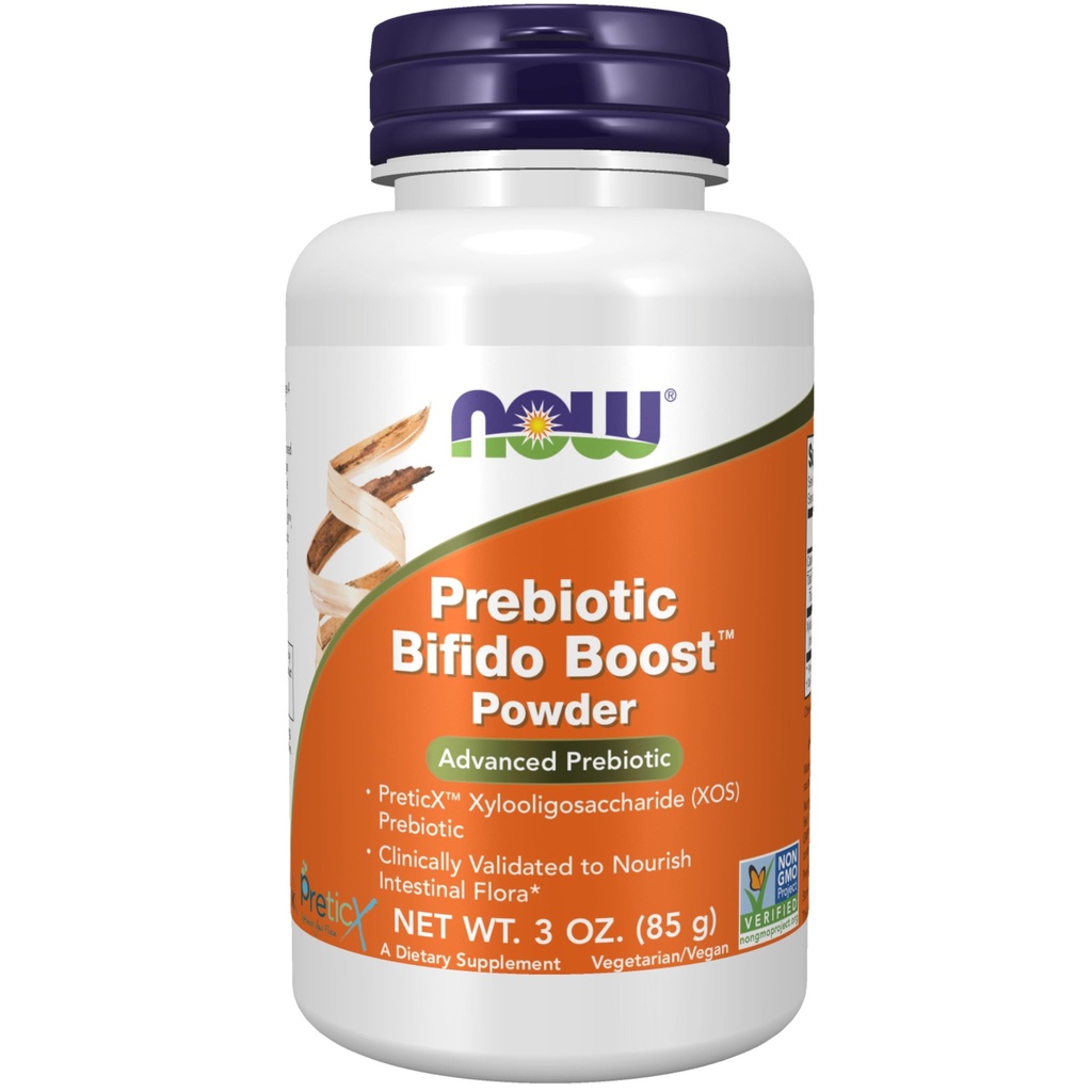 Teraz suplementy żywności, Prebiotyczne Bifido Boost z PreticX ™ Xylooligosacharyd (XOS) Prebiotyczne, Proszek, 3- Ounce