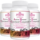 1500mg Liposomal Active Hexose Corerelated Supplement, 360 Soft żele Beta- Glukany z naturalnym Mushroom Extract, System immunologiczny, Wątroba Funkcje, Zachowanie T- Cell & Killer Cell Aktywność