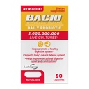 Bacid Daily Probiotic z Bacillus Coagulans, 50 Count, suplement diety w celu poprawy sporadycznych zaparcia