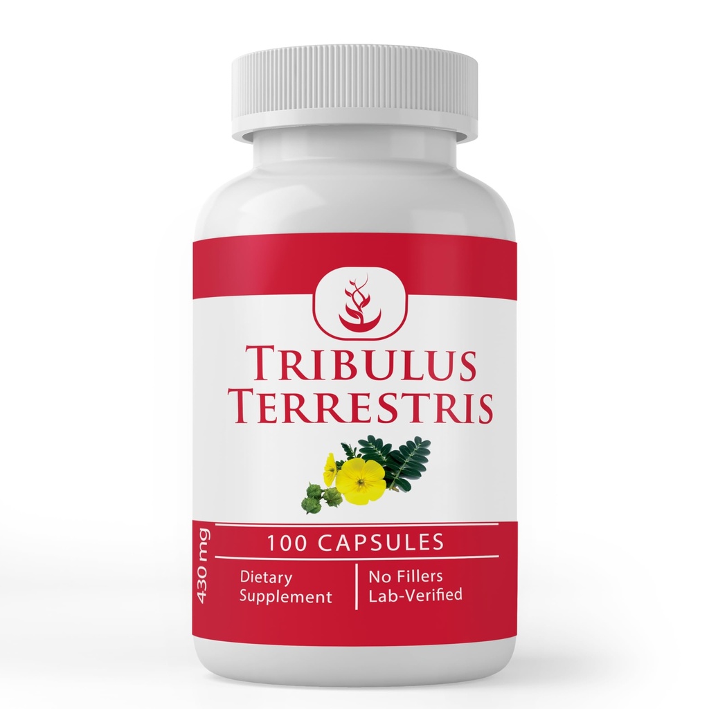 PURE ORYGINALNE WŁÓKNIKI Tribulus Terrestris (100 kapsułek) Zawsze Czysty, Brak dodatków lub wypełniaczy, Laboratorium zweryfikowane