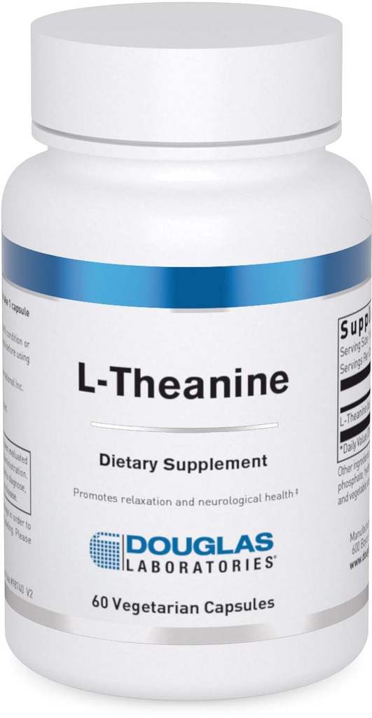 Douglas Laboratories L- Theanine Nether124; Promotes a Feeling of Calmness Netherlands 124; 60 kapsułki