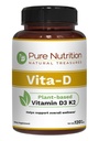 Pure Nutrition Vita D3 K2 - Plant Based Witamina D3 K2 Supplement Equipment 124; 120 Tabs Equipment 124; Witamina D3 6000 IU 124; Witamina K2 jako MK7 100mcg Equipment 124; Witamina K2 D3 Equipment 124; Nie GMO Equipment 124;