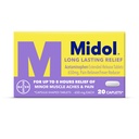 Midol Long Lasting Relief 20ct: Midol Long Lasting Relief, Syndrom menstruacyjny Reliever & Fever Reducer, Kapsułki z acetaminofenem dla menstruacyjnej ulgi bólowej - 20 Count (Packaging May Vary)