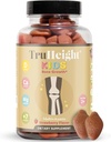 TruHeight Kids Bone Gummies (Truwberry, Ages 2 +) All Natural Kids & Toddler Witaminy - Witamina D, Wapń, K, Multiwitamina magnezu, Wzrost & Rozwój, Builds Strong Bones, D3 K2, Wegan