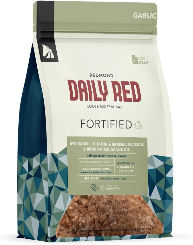Daily Red Fortified w / Czosnek - Witamina konna & Suplement mineralny 5 lb Pouch