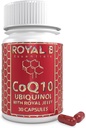 Ultra- Premium Co- Enzym Q10 z Royal Jelly, Ubichinol CoQ10 Kapsułki dla zdrowia serca i obrony immunologicznej, All- Natural CoQ10 Suplement Made by Bees, 3000 mg, 30 Kapsułki wegetariańskie