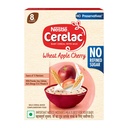 Nestlé CERELAC Baby Cereal Wheat Apple Cherry, No Refined Sugar STG2, 360g