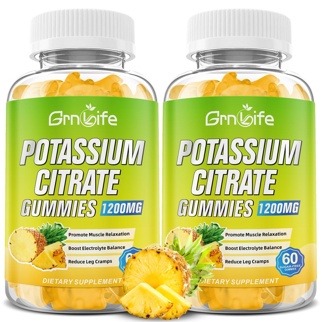 Gummy z cytrynianem potasu, Gummeje z dodatkiem potasu 1200mg