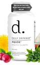 Pigułki diuretyczne - Pigułki żurawinowe z zieloną herbatą, mniszek, cydr jabłkowy & więcej - Aquoe Water Away Pills for Bloating & Fitness - Pigułki wodne przez Daily Defense, 60 Kapsułki