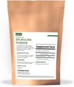 Proszek Spirulina organiczna, Nie-GMO, USDA Certified, Superfood z wysokim białkiem, Boost Energy, Wzmocnienie odporności, Indywidualny pakiet