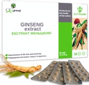 Grupa QG Ginseng Extract & Licorice Root Extract z witaminą C (80 tabletek - 210mg każdy) Suplement diety dla mężczyzn i kobiet