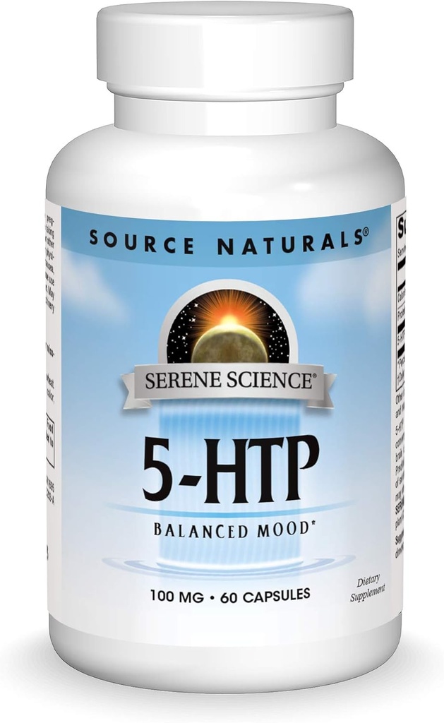 Źródło Naturals Serene Science 5- HTP 100 mg - 60 kapsułek