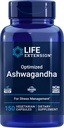 Life Extension Zoptymalizowane Ashwagandha, 150 Czapki Veg - Non-GMO, Gluten Free, Kapsułki wegetariańskie
