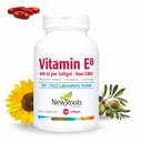 NOWA KWAS HERBAL Witamina E 400 j. m. Kapsułki 124; Organiczny suplement przeciwutleniaczy ETAP 124; Wszystkie 8 Rodzaje witaminy E dla Wspomagania Mózgu i Wizji 124; 4 Tokoferole i 4 Tokotrienole dla Kobiet i Mężczyzn (120 Softgels)