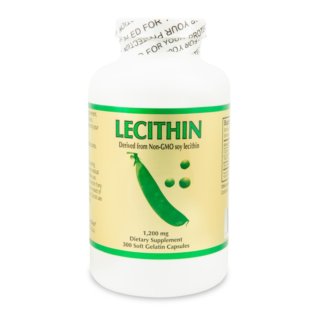 lecithin 300 Soft Galatin Capsules, 1200 Mg