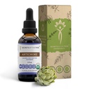 Secrets of the Tribe Artichock USDA Organic Agregat 124; Ekstrakt bez alkoholu, Wysokiej mocy Herbal Drops Agregates 124; Made from 100% Certified Organic Artichock (Cynara scolymus) Suszony Liść 2 oz
