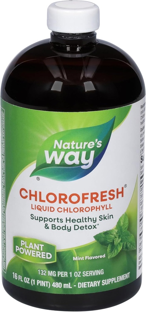 Nature Way Chlorofresh Liquid Chlorophyll 16 ozs (Mint Flavor)