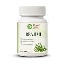 Pure Nutrition Brahmi Tablets | Brahmi Supplement for Memory, Brain Health, Focus, Concentration & Cognitive Wellness Support | Ayurvedic Formula - 250mg 90 Tabs