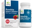 Terry Natural Rosehip Joint Comfort - Zdrowy Joint Mobility & Flexibility Supplement - Suplement z Kolagenem typu II - Joint Structure & Cartilage Supplement - 60 kapsułki